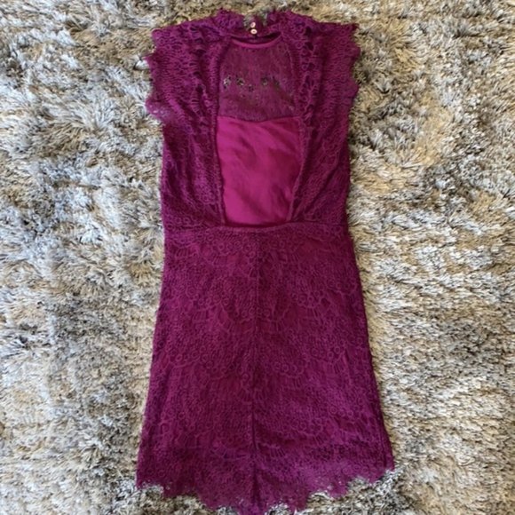 NWT Free People Intimately Backless Lace Dress XS - Picture 4 of 9